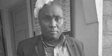 Geoffrey Rono, the principal at Anaimoi school who was injured by a student on Wednesday evening, June 9.