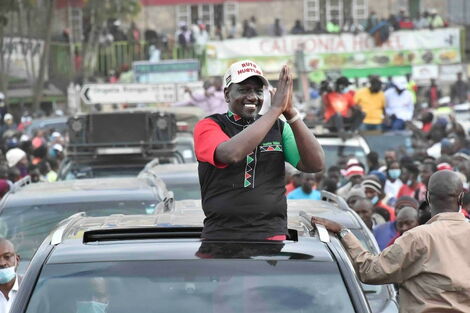 Deputy President William Ruto during a past rally