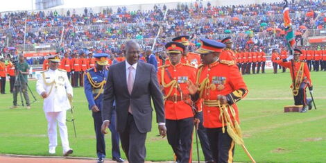 President William Ruto during Jamhuri Day celebration at Nyayo Stadium on Monday, December 12, 2022.