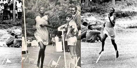 Sabina Chebichi was the ‘petticoat princess’ participating in the 800m race in 1972. 