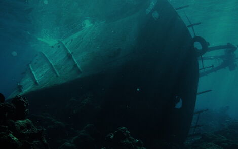 Santo Antonio de Tanna shipwreck that was discovered in Kenya's coast in 1960.