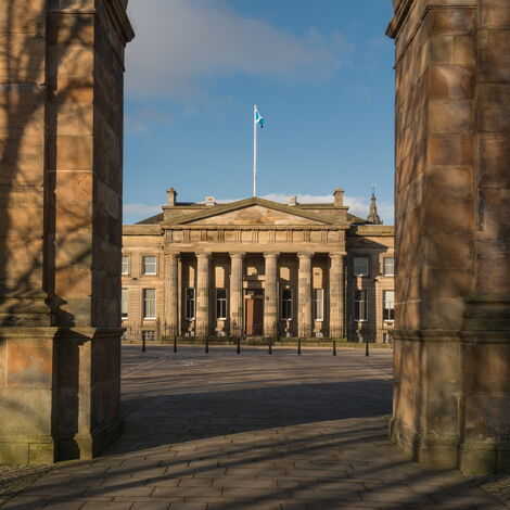 An image of the High Court in Scotland.