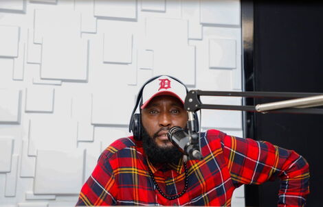 Media personality Shaffie Weru in studio 
