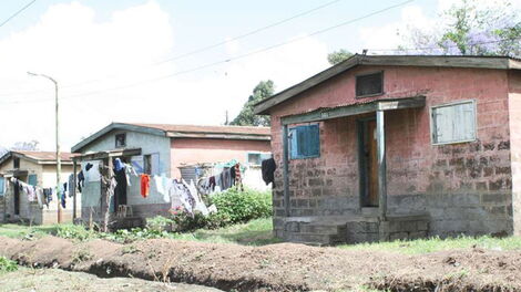 A file image of the Nairobi County Government's houses in Shauri Moyo