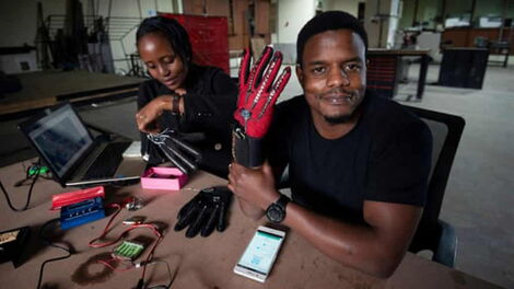  Twenty-five-year-old Kenyan engineer and innovator, Roy Allela, has created a set of gloves that will ultimately allow better communication between those who are deaf and those who are hearing