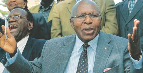 A file image of former Cabinet Minister Simeon Nyachae.