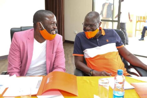 ODM Secretary General Edwin Sifuna at ODM's National Executive Council (NEC) meeting in Athi River on Saturday, September 26. 