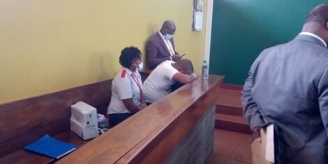 Former Nairobi Governor Mike Sonko during a court session on Tuesday, February 9