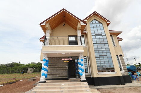 Gordon Paul Ogada's house built after he became a multi-millionaire in February of 2018.