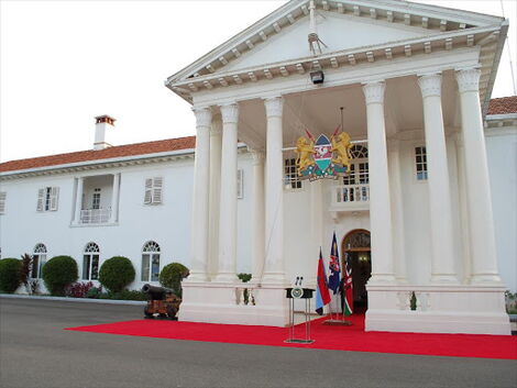 A file image of State House Nairobi