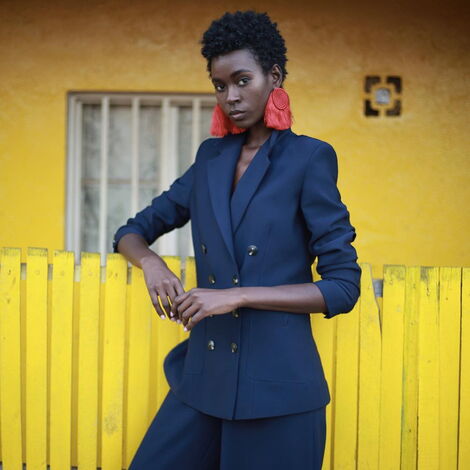 A composition curated by Kenyan fashion designer, Sunny Dolat. 