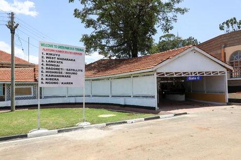 Green Park Terminal in Nairobi which is 95 per cent complete according to NMS 