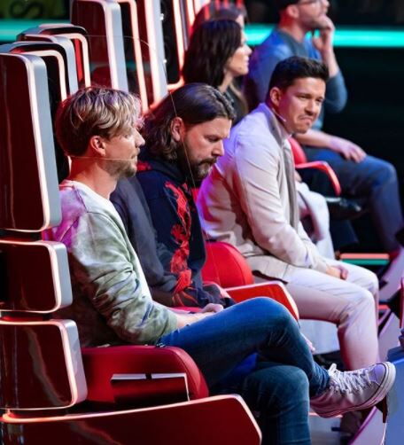 Coaches at The Voice of Germany singing competition.