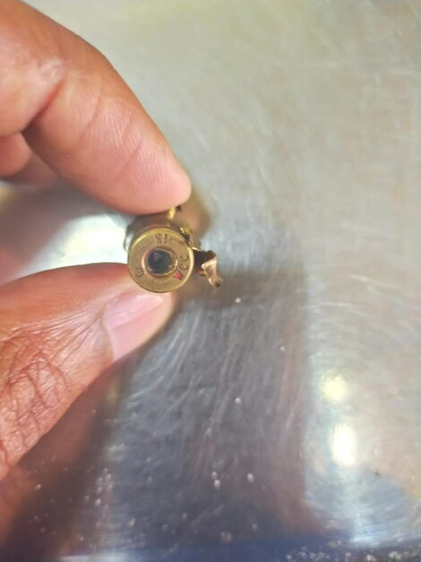 A file image of a bullet retrieved from the scene of crime