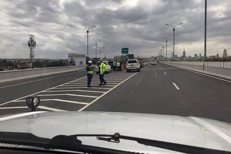More police officers deployed at the Nairobi Expressway