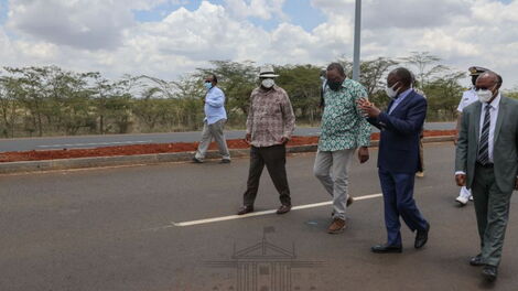 President Uhuru Kenyatta officially opened the 4.2km access road connecting the Nairobi Inland Container Depot (ICD) and the Southern By-pass near Wilson Airport on April 1, 2021.