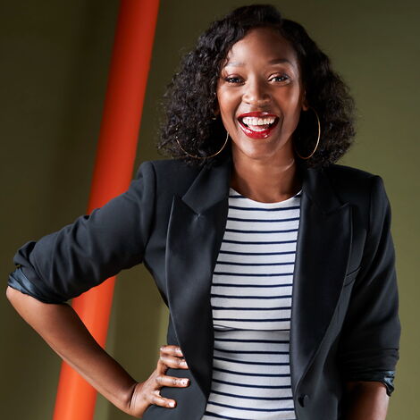 Vanessa Kingori posing for a photo