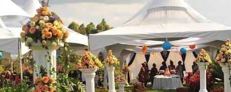 A file image of a wedding venue in Nairobi, Kenya