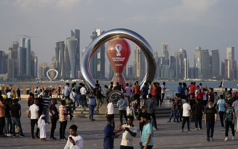 Football fans in Qatar ahead of World Cup set to start on Sunday November 20, 2022