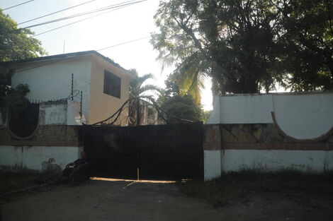 The home of the Akasha's family in Nyali, Mombasa County