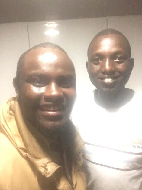 DP Ruto's son Nick Kipkurgat and his friend Victor Gichohi.