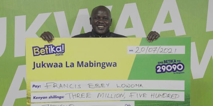 Betika jackpot winner