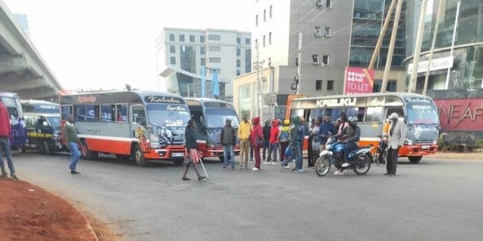 Matatus Block Nairobi Expressway Entrance After Restrictions 