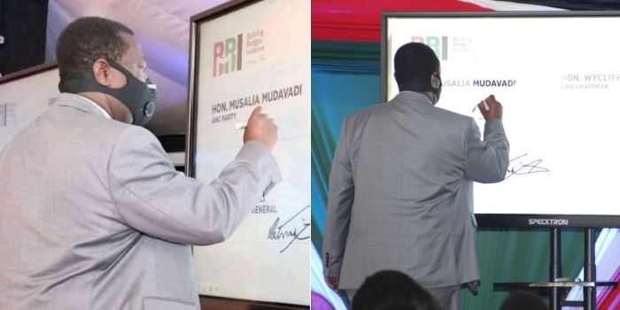 Mudavadi's BBI Celebratory Message Attracts Uproar