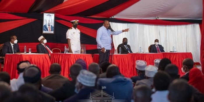 Uhuru Warns Governor at State House Meeting