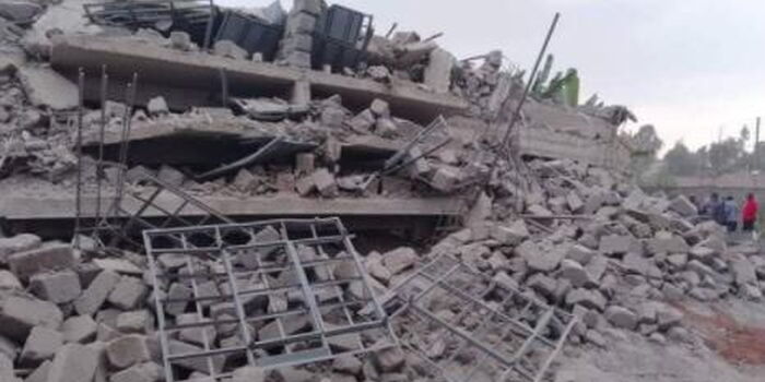 5 Storey Building Collapses in Kiambu