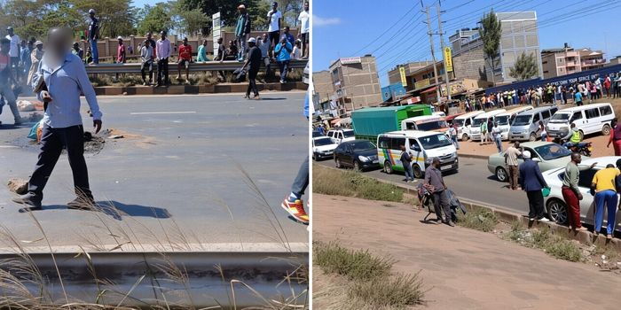 Residents Block Section of Thika Road at Witeithie in Protest Over Rising Kidnappings