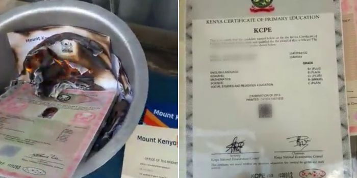 Mixed Reactions as Graduate Casually Burns Academic Certificates