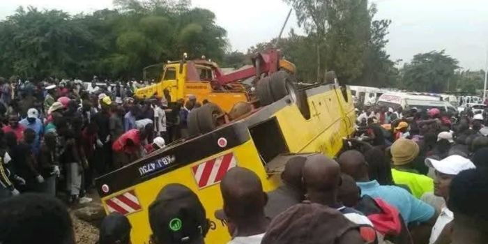 21 Killed After Bus Overturns on Kisumu-Kakamega Road
