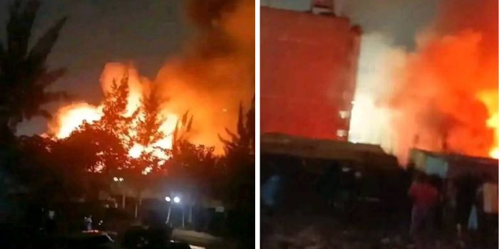 Panic as Fire Breaks Out Near Hospital in Nairobi