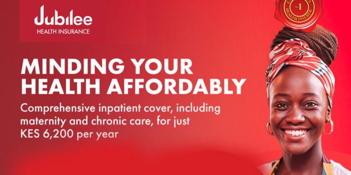 Get Jubilee Health Cover From as Low as Ksh6,200 Per Year