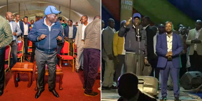 Ruto, Gachagua Gift Musician Ksh 2M Cash in Gunny Bag
