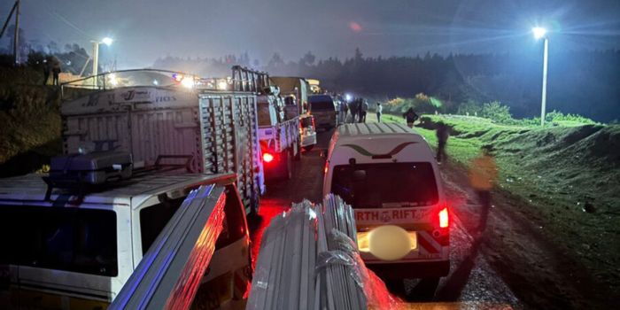 Motorists Stranded for Hours in Traffic Along Nairobi-Nakuru Highway