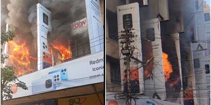 Fire Breaks Out in Nairobi CBD Building