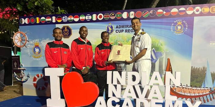 Kenya Navy Clinches 4th Place at India’s International Naval Sailing Championship
