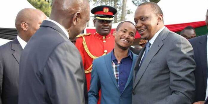 Image result for babu owino and uhuru kenyatta