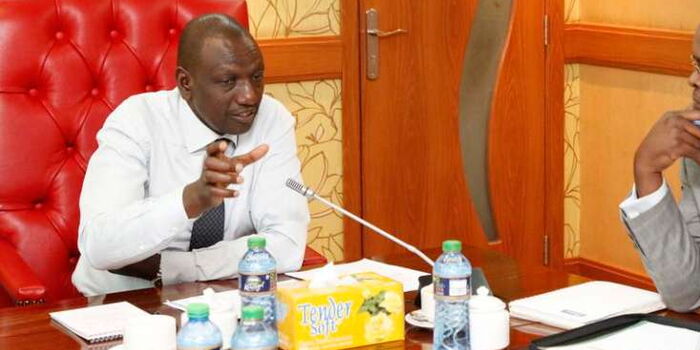 Image result for DP William Ruto's Office Hits Back After Police Uniform Saga