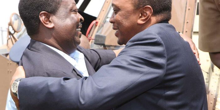 Image result for Mudavadi and President Uhuruâs Cousin