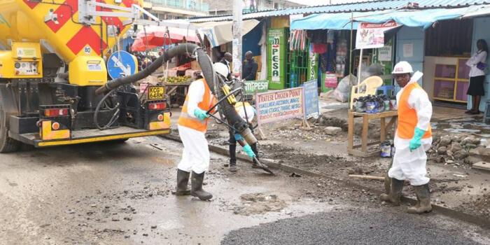 Image result for Abandonment of Minor Repairs on Nairobi Roads by KURA