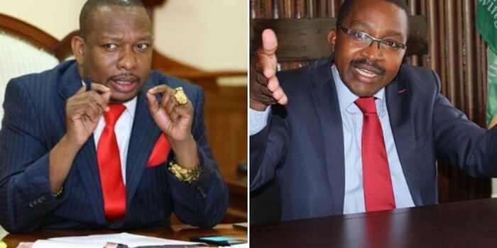 Image result for governor sonko and mwangi wa iria