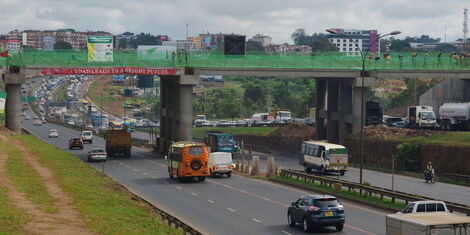A section of the Thika Superhighway in Nairobi