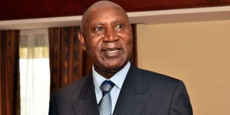 Former Auditor General Edward Ouko addresses a gathering at a summit in 2016