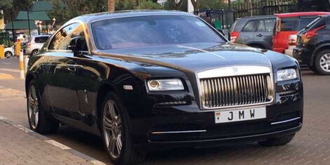 Jimmy Wanjigi's Rolls-Royce Provenance Phantom Coupe.