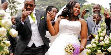 City pastor James Ng'ang'a weds wife Mercy Maina at Windsor Golf Club, Nairobi in 2012