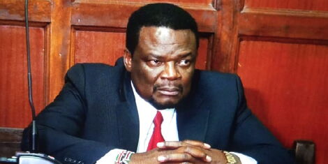 Sirisia MP John Waluke appears in a court in Nairobi.