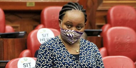 Kirinyaga Governor Anne Waiguru appears before the Senate in June 2020